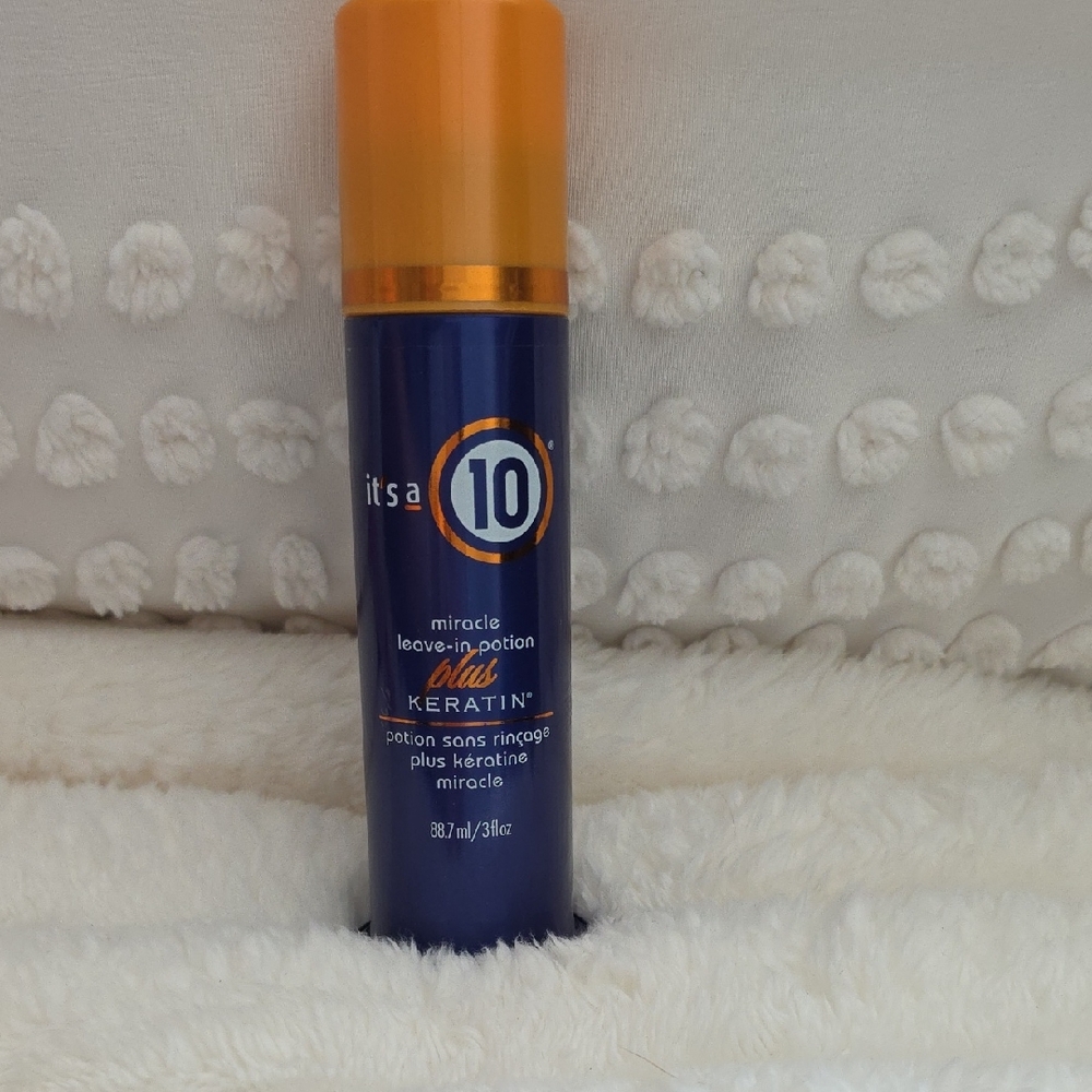 It's a 10 Miracle Leave-In Potion Plus Keratin